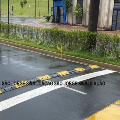 Lombada de Borracha 5 cm de Altura 15 Toneladas Eixo - 1