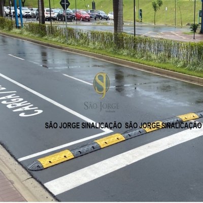 Lombada de Borracha 5 cm de Altura 15 Toneladas Eixo - 2