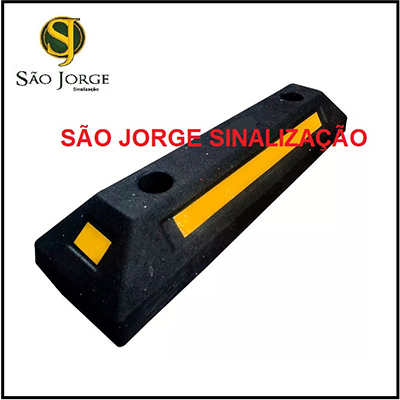 Bate rodas em borracha de alta durabilidade